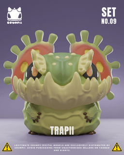 Grumpii 3D Printable Art Toy - Chubbii Series - Set 9 3d model