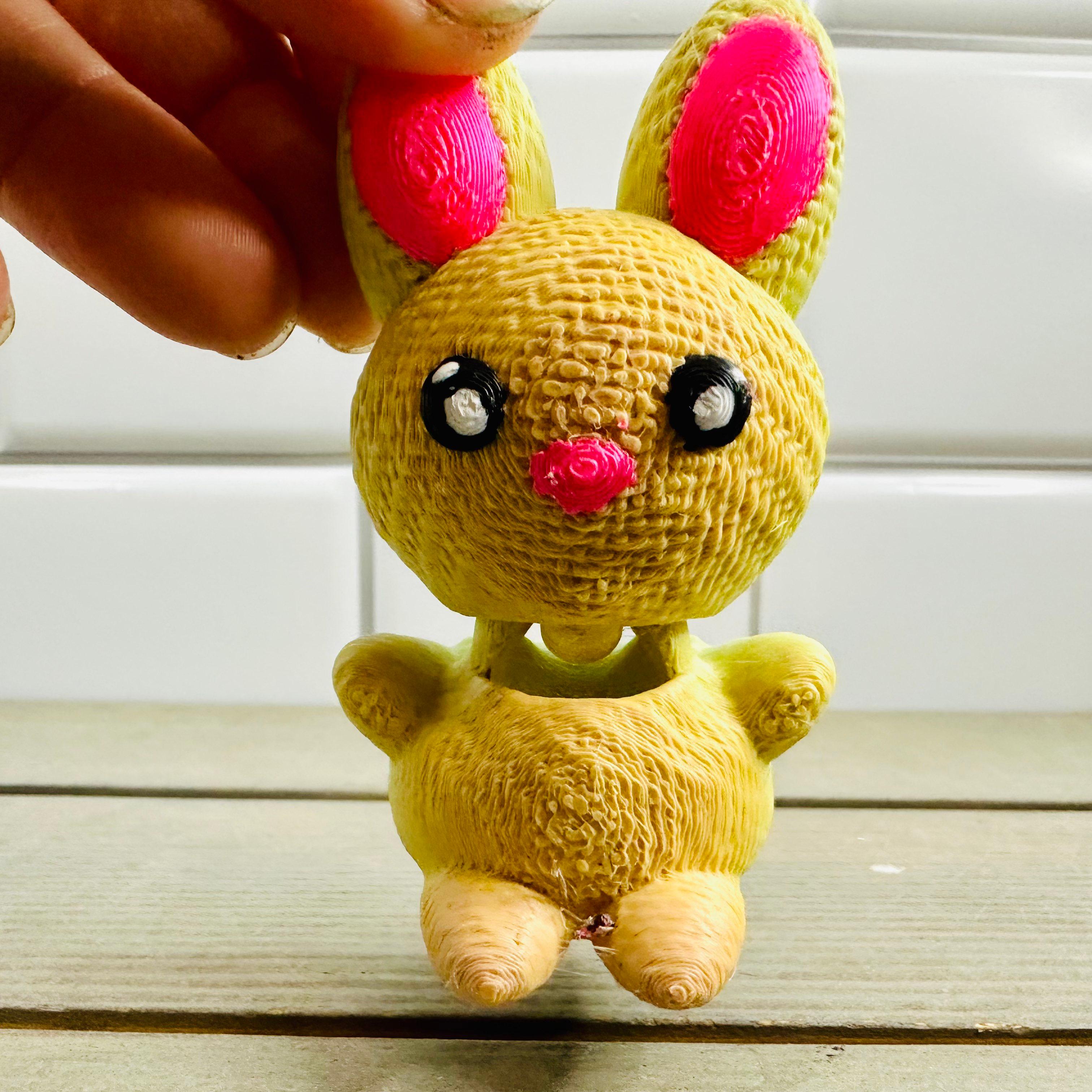 Flexy Crochet Bunny 3d model