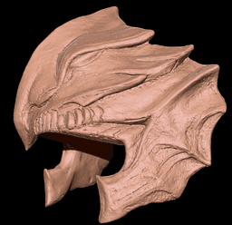 NINJA GAIDEN RYU HAYABUSA LEGENDARY BLACK FALCON HOOD 1:1 life size hitai-ate - Fan Art 3d model