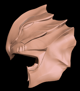 NINJA GAIDEN RYU HAYABUSA LEGENDARY BLACK FALCON HOOD 1:1 life size hitai-ate - Fan Art 3d model