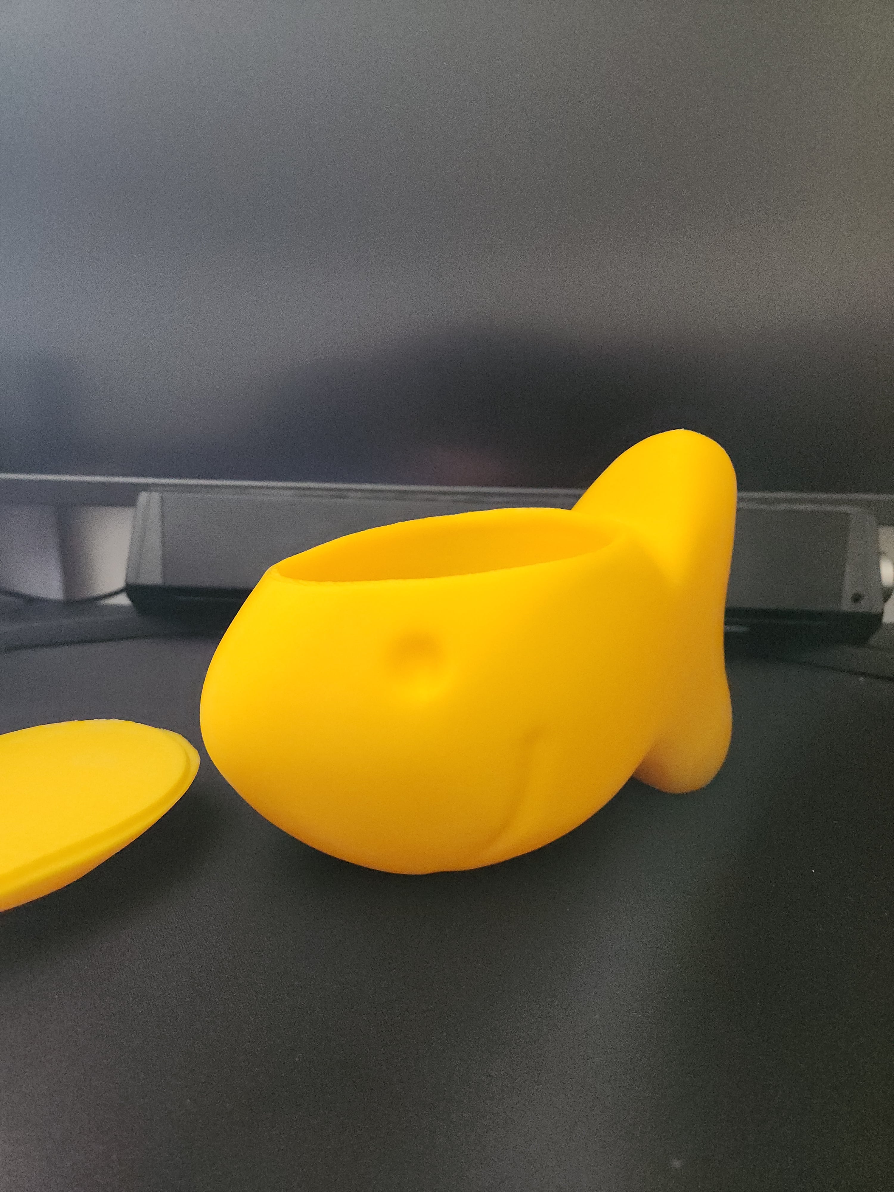 Gold Fish Snack Bowl 3d model