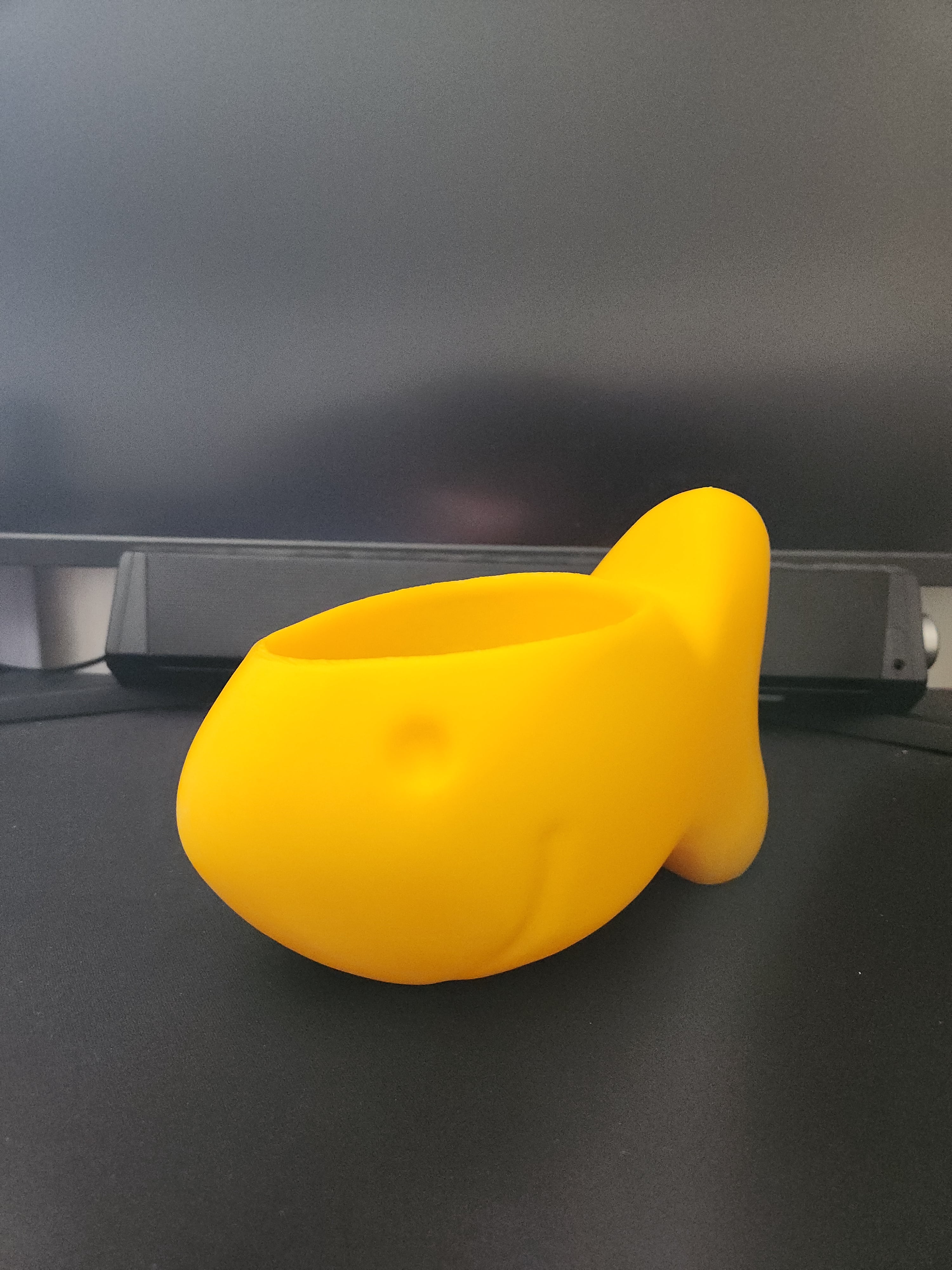 Gold Fish Snack Bowl 3d model