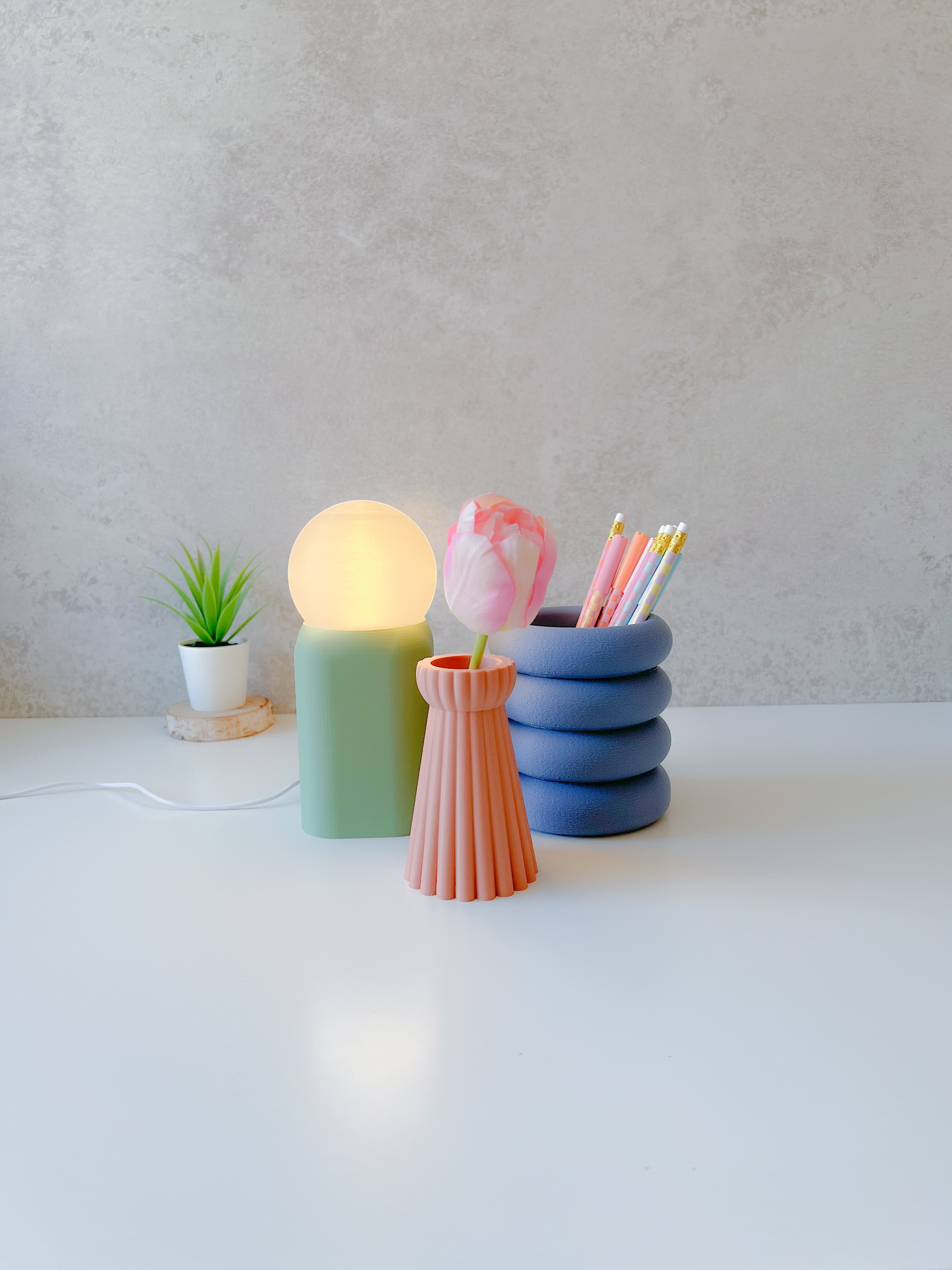 Geo Desk Set 3d model