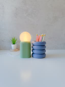 Geo Desk Set 3d model