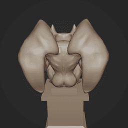 Bat Gargoyle Statue Sculpture / Ornament 3d model