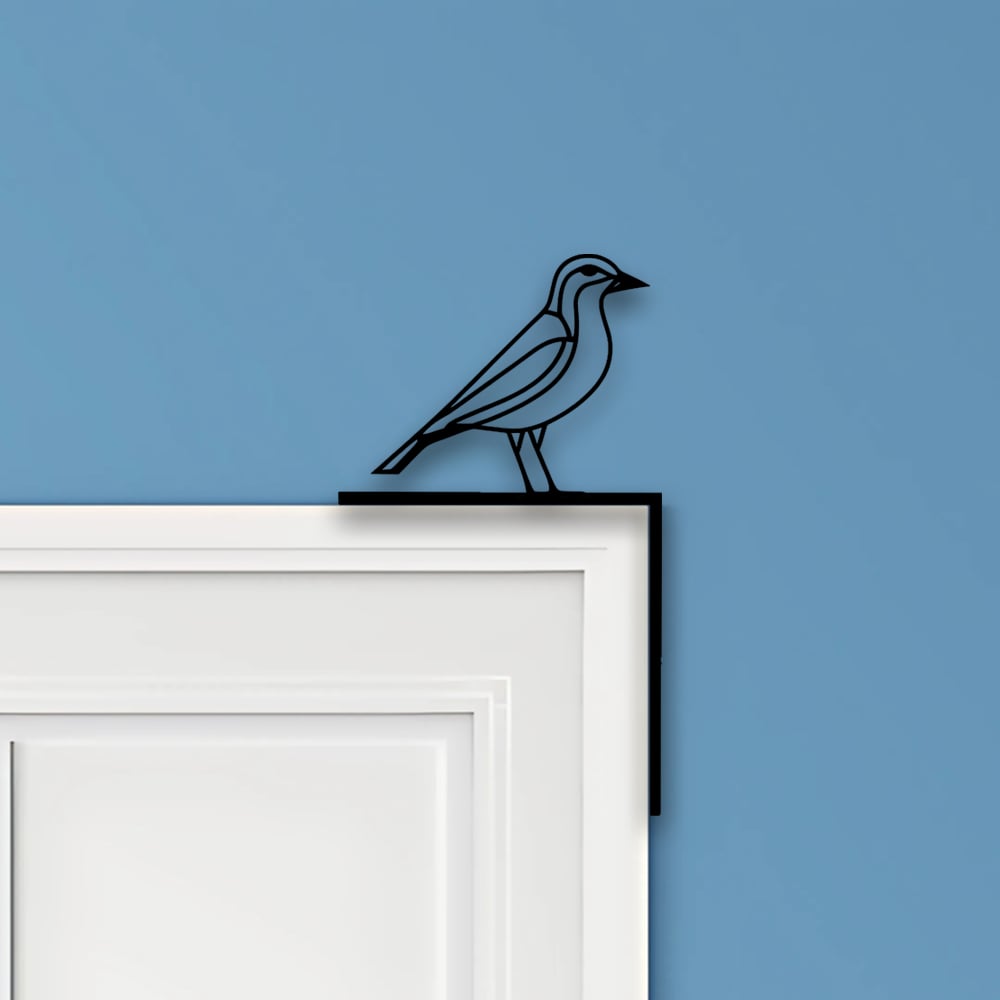 Bird Door Corner Decor 3d model