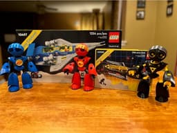 Lego Classic Space Themed Robots 3d model