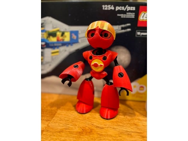 Lego Classic Space Themed Robots 3d model