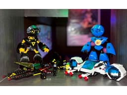 Lego Classic Space Themed Robots 3d model