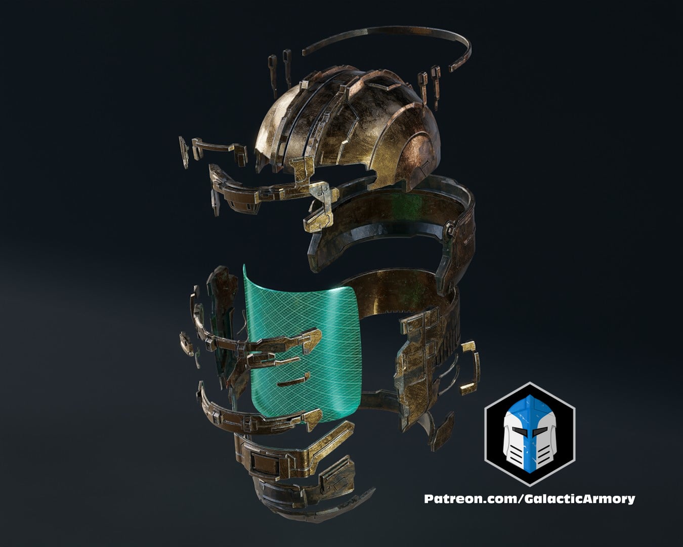 Dead Space Level 1 Engineer Helmet - 3D Print Files 3d model