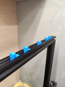 Aluminum Profile Insert for 3D Printers 3d model