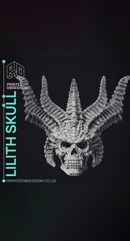 Lilith's Skull - Diablo V - Fan Art 3d model