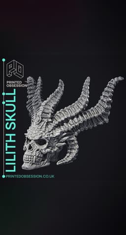 Lilith's Skull - Diablo V - Fan Art 3d model
