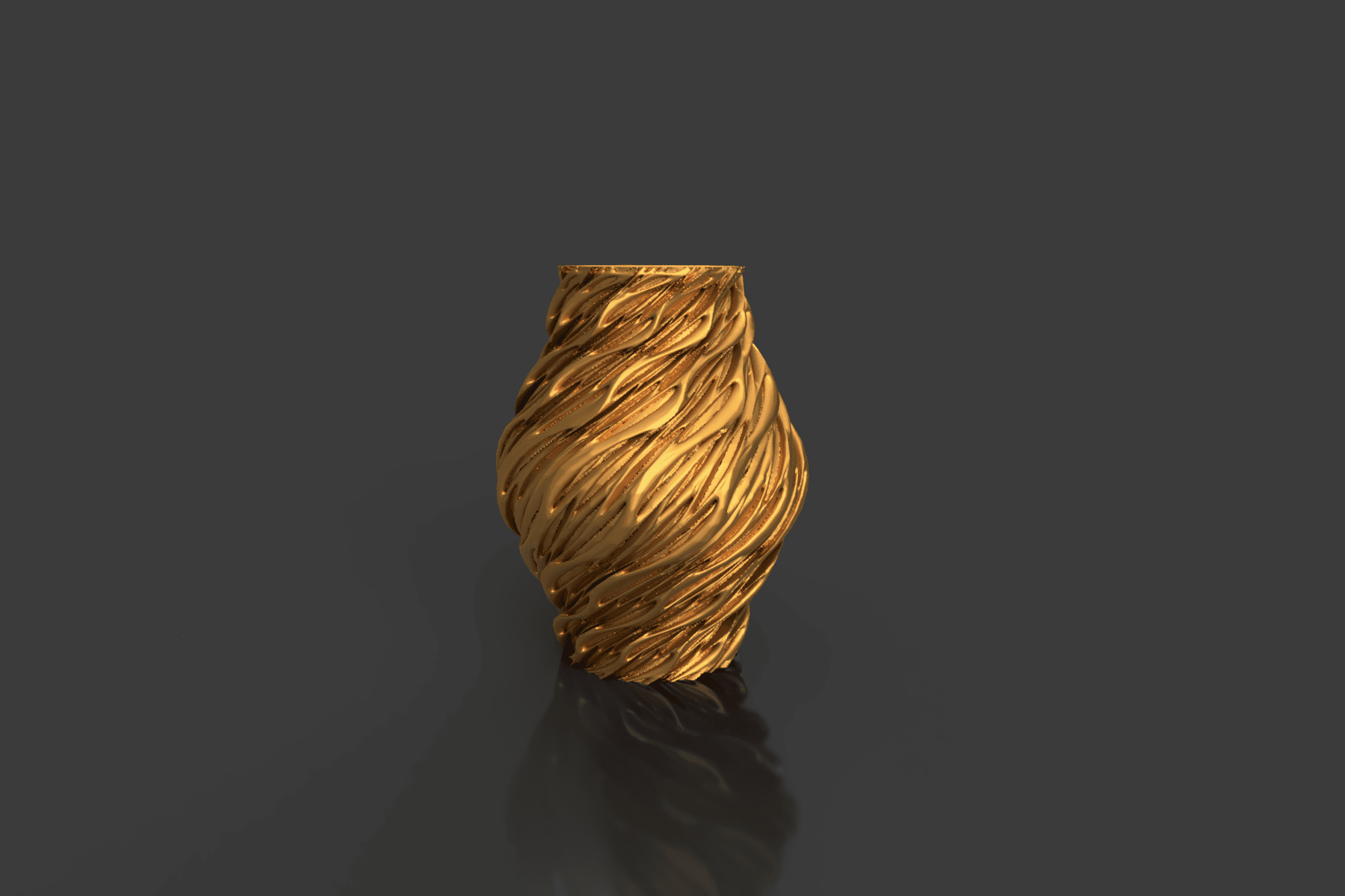 rooted pot 3d model
