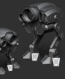 Scout droid 3d model