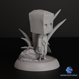 Mono – Printable 3D STL - presupported STL– Single Piece 3d model