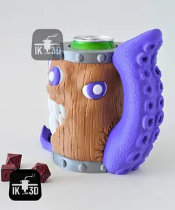 Mimic Dice Tower Can Cooler / No Support / 3MF Included 3d model