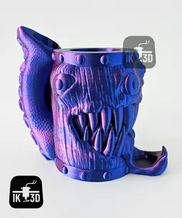 Mimic Dice Tower Can Cooler / No Support / 3MF Included 3d model