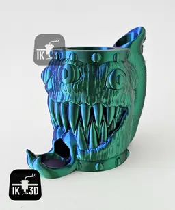 Mimic Dice Tower Can Cooler / No Support / 3MF Included 3d model