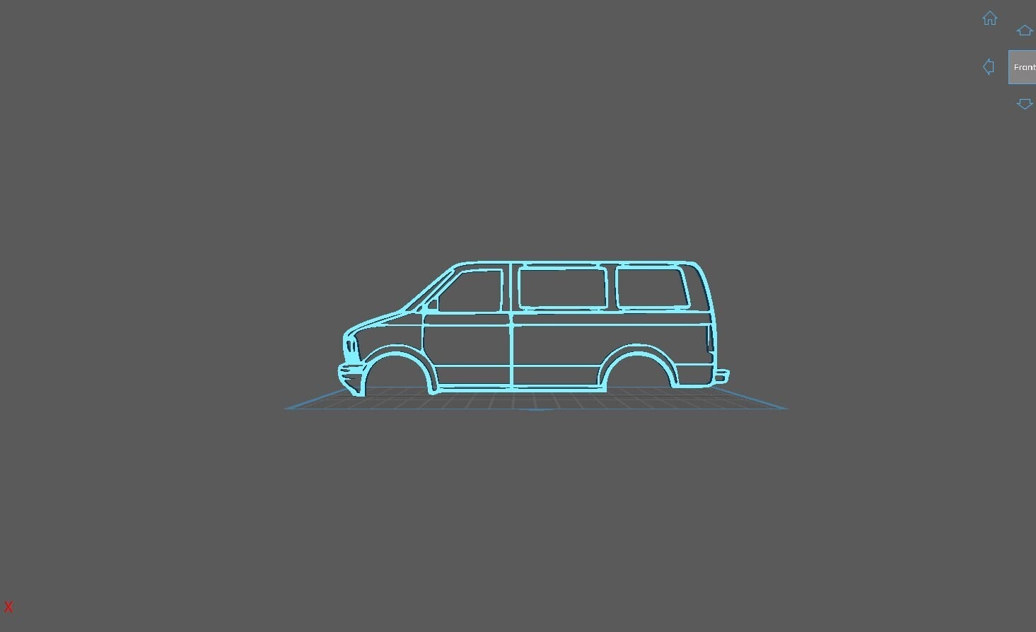 Chevrolet - Astro Van 2004 Wall Art 3d model