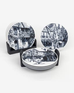 Medieval Town Coasters 3d model