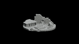 Sewer Grate Encounter Set STL - Printable D&D Tabletop Terrain 3d model