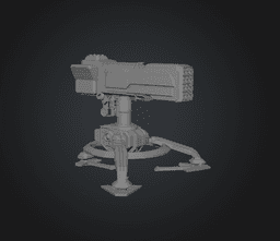 Heavy Auto Turret 3d model