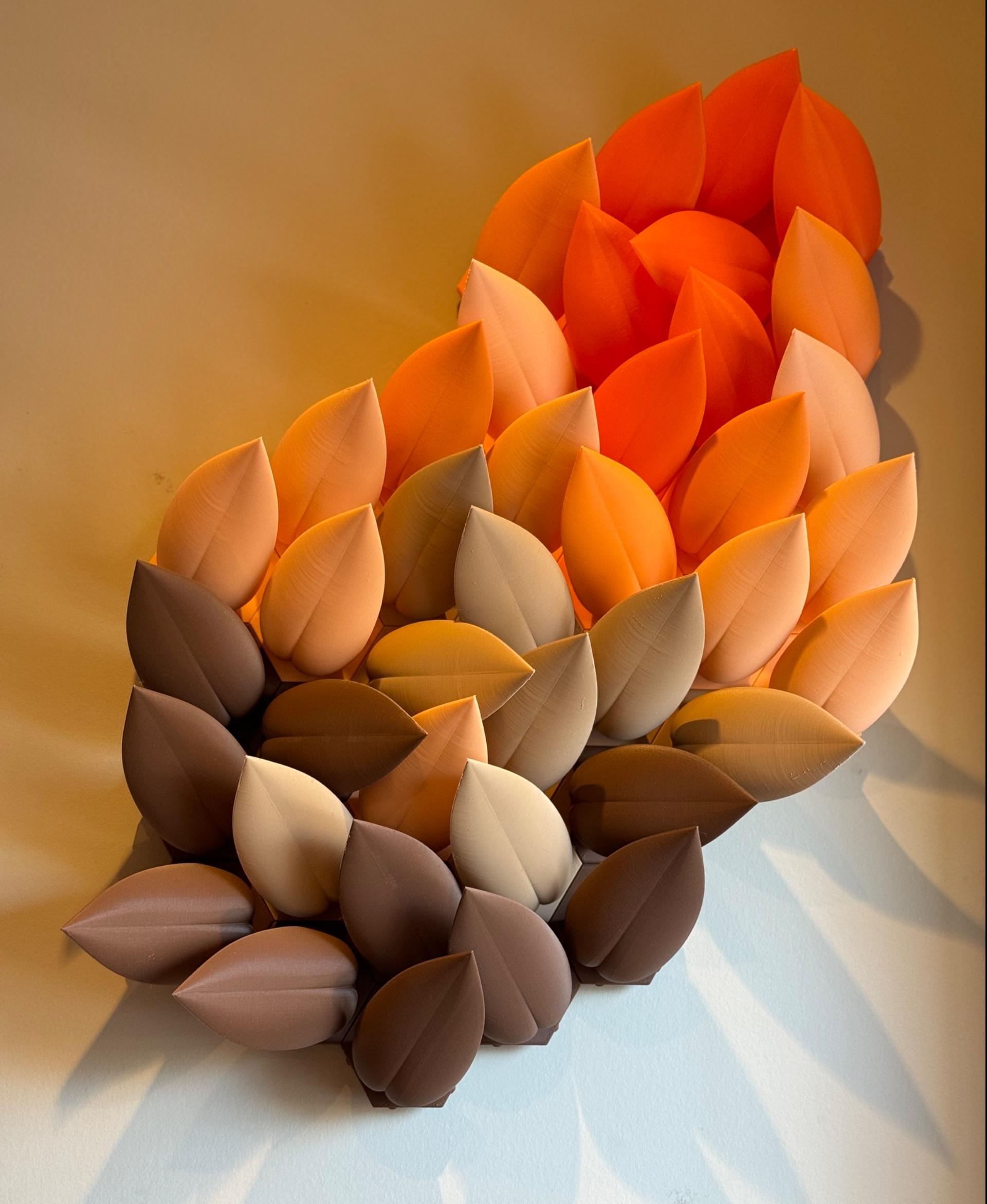 Leafy Garden Wall Sculpture - Excellent result and easy to print/assembly. Thanks  - 3d model