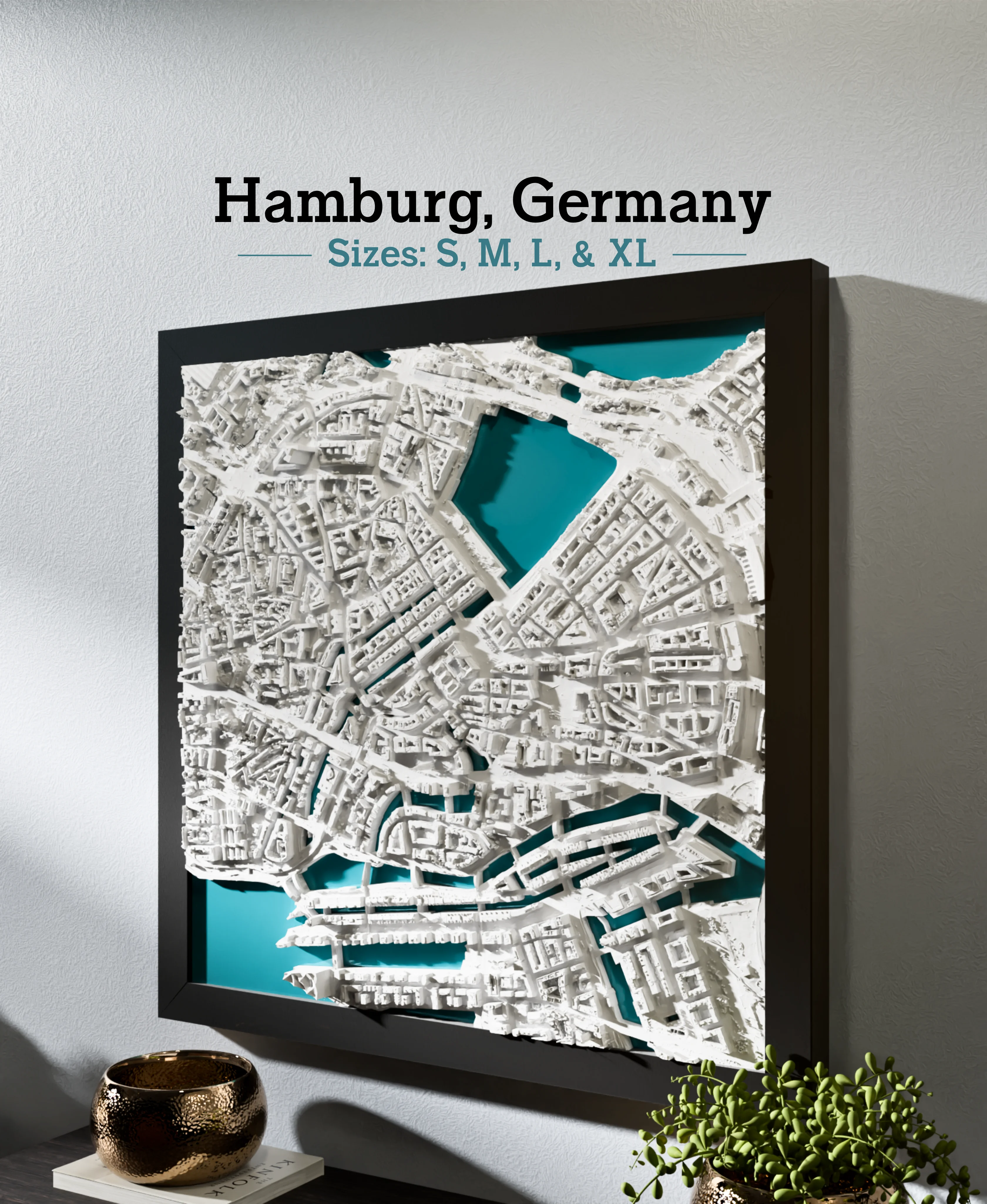 Hamburg, Germany - S, M, L, & XL 3d model