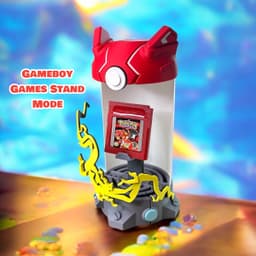 Universal Stand - for Gameboys, TCGs, Amiibos, Figures and More - Inspired by Pokemon - Fan Art 3d model