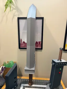 Full Size Buster Sword Holds 4+decks 3d model
