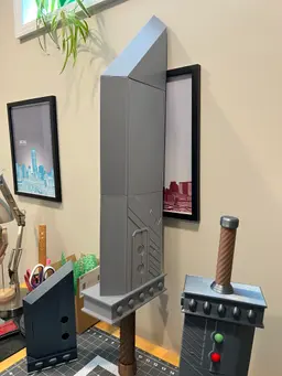 Full Size Buster Sword Holds 4+decks 3d model