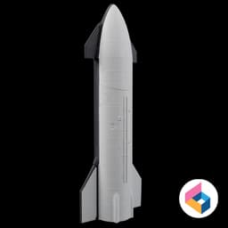SpaceX- Starship Cargo 3d model