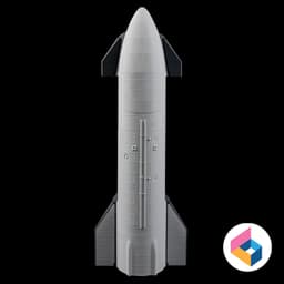 SpaceX- Starship Cargo 3d model