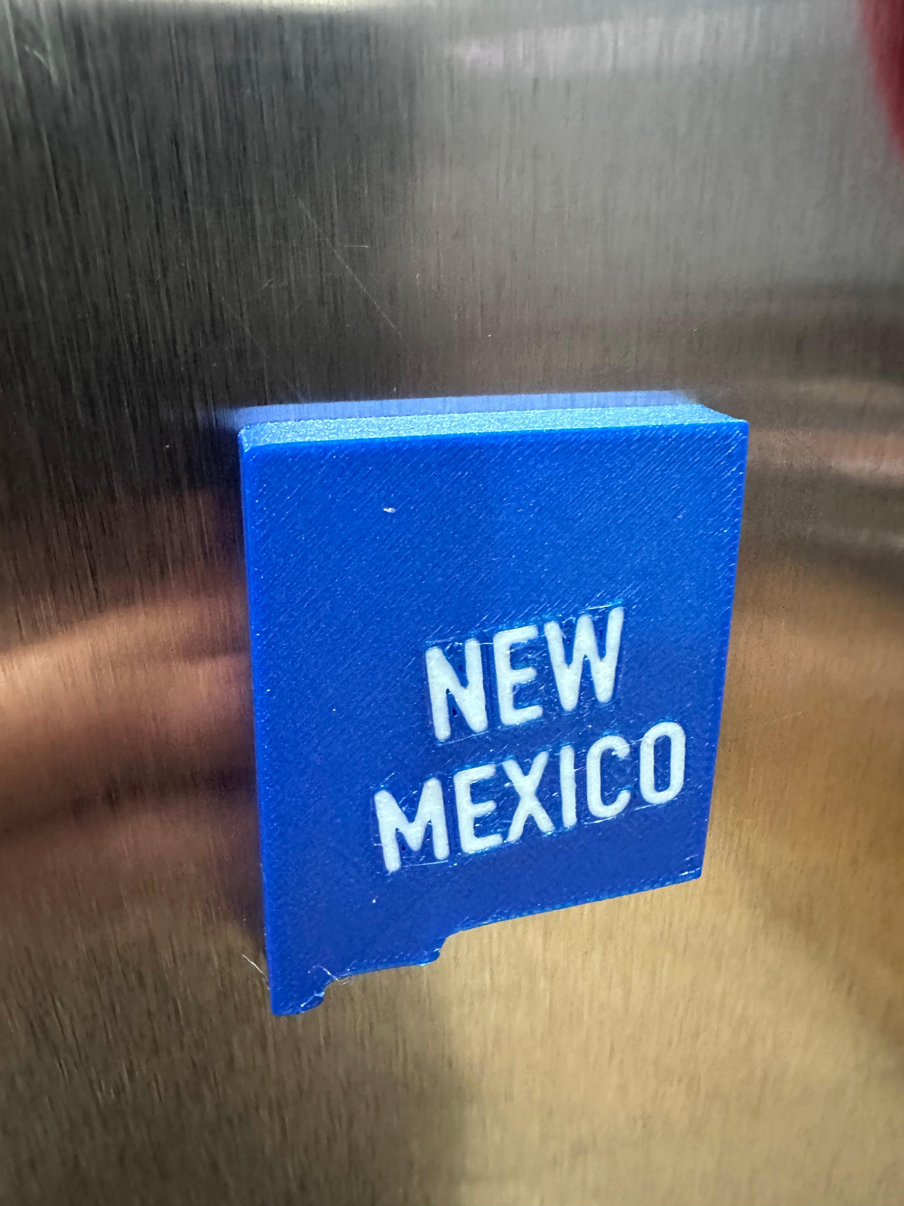Merica Fridge Magnets - MMU version - NEW MEXICO 3d model