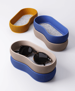 Stackable Glasses Tray 3d model