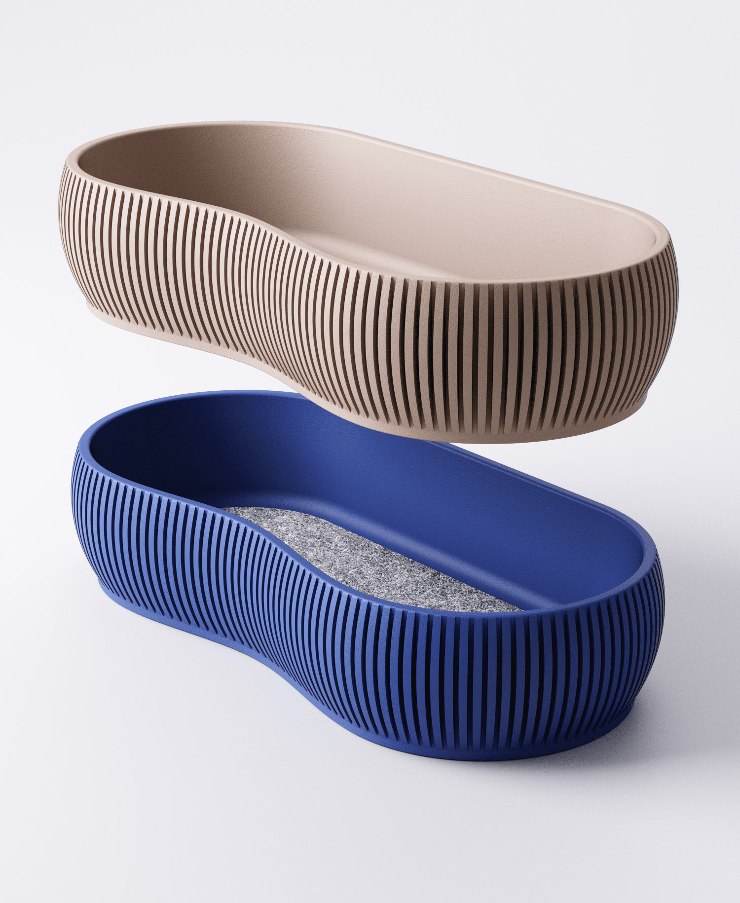 Stackable Glasses Tray 3d model