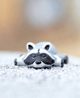Riggly Raccoon Articulated Fidget Raccoon - Keychain - Ludo 3D Printed Flexi 3d model