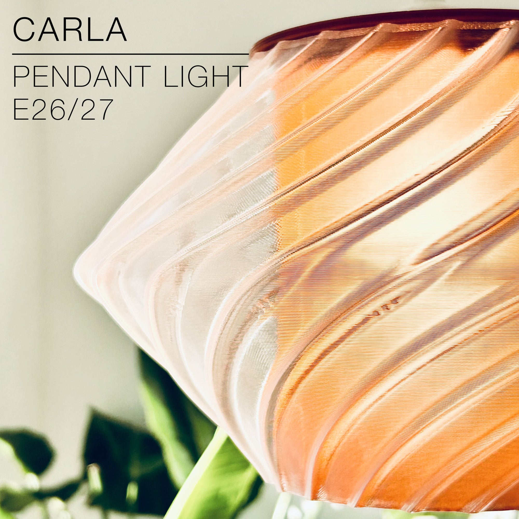 CARLA | Pendant Light E26/27 3d model