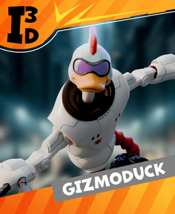 Gizmo Duck 3d model