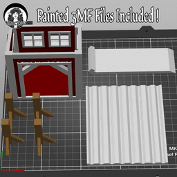 Puffling Coop and Fence - Extra Model 3d model