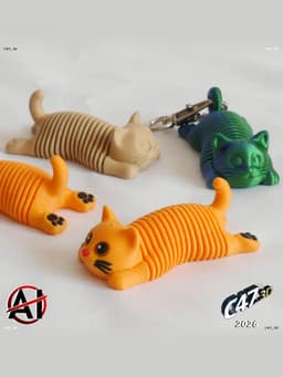 Springy Cat 3d model