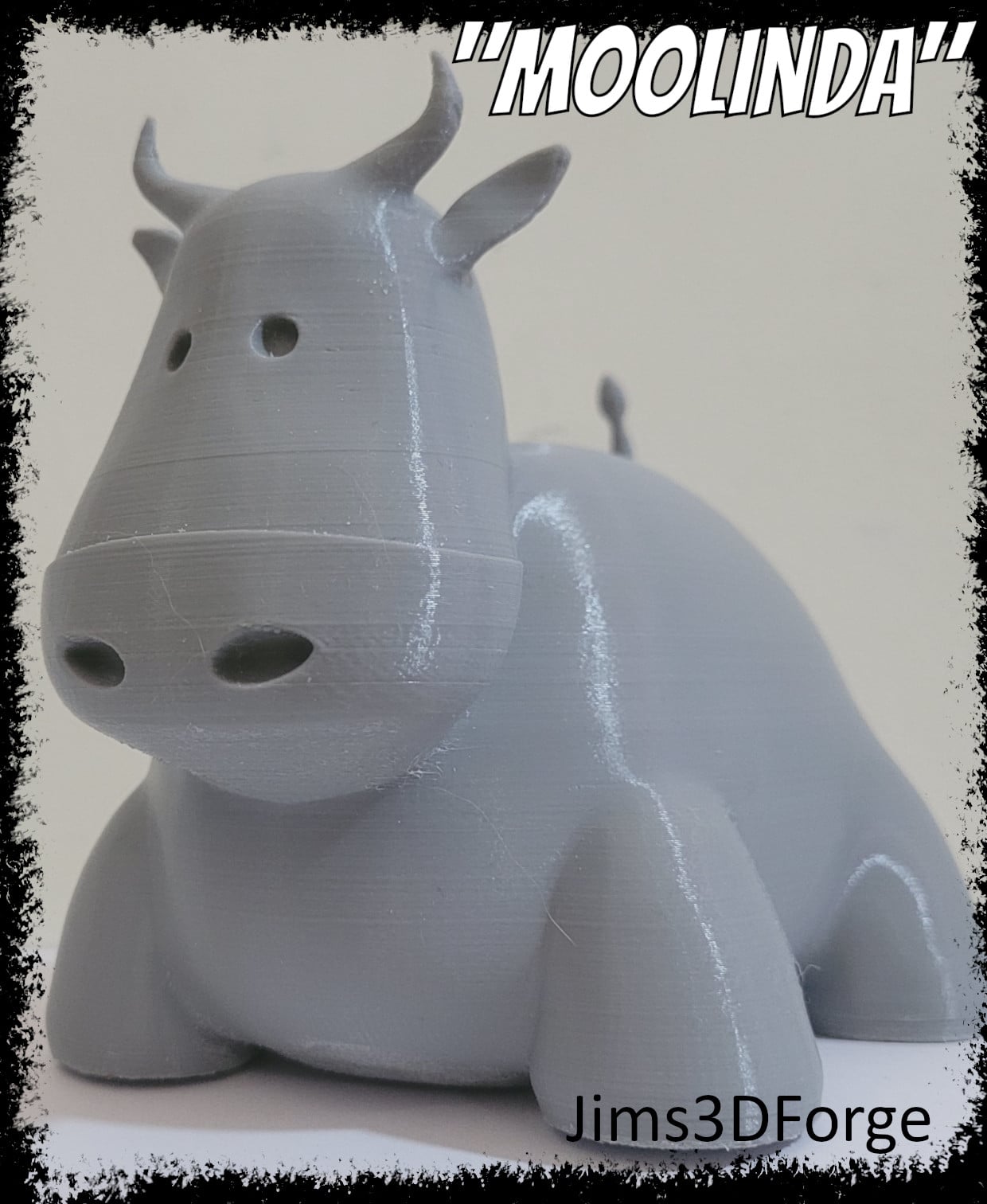 Chunky cow "Moolinda" 3d model