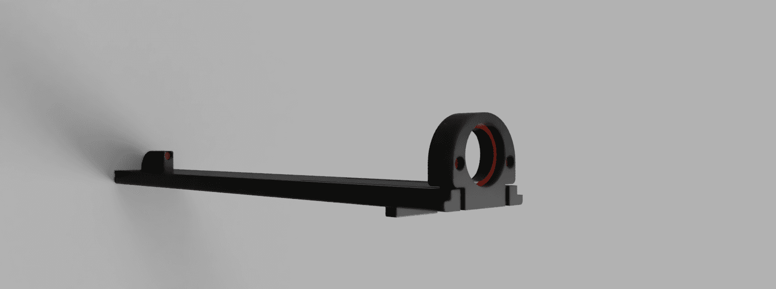 Zip 22 Ghost Ring Sights 3d model