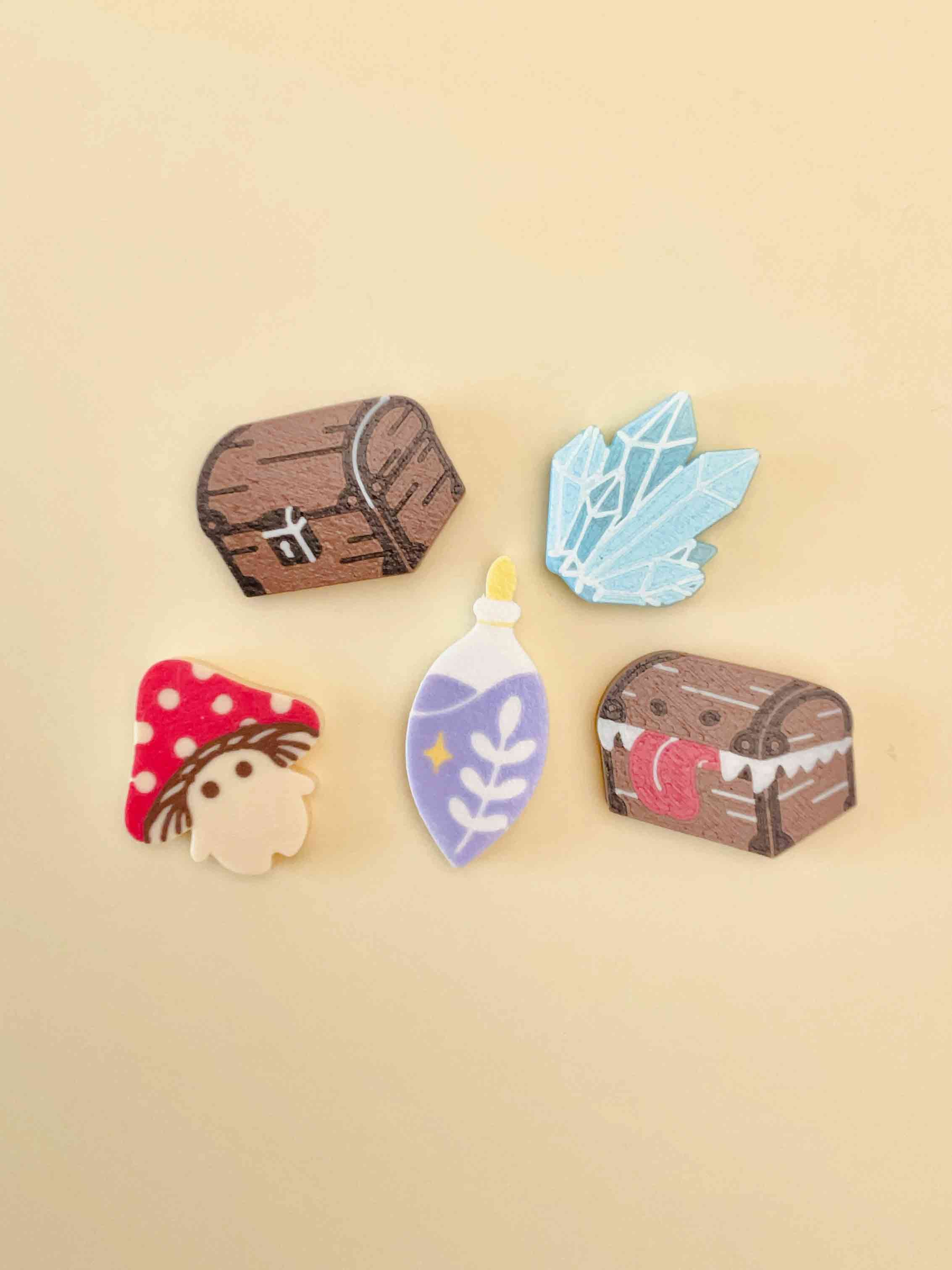 Fantasy Dungeon Clicker Keychain Fidget Toy Bundle 3d model