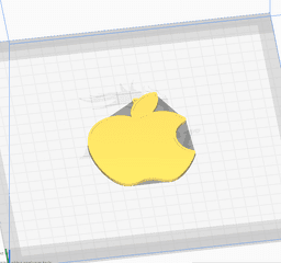 APPLE - KEYCHAIN 3d model