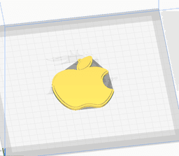 APPLE - KEYCHAIN 3d model