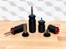 Compact Bit Driver (pocket size screwdriver) 3d model
