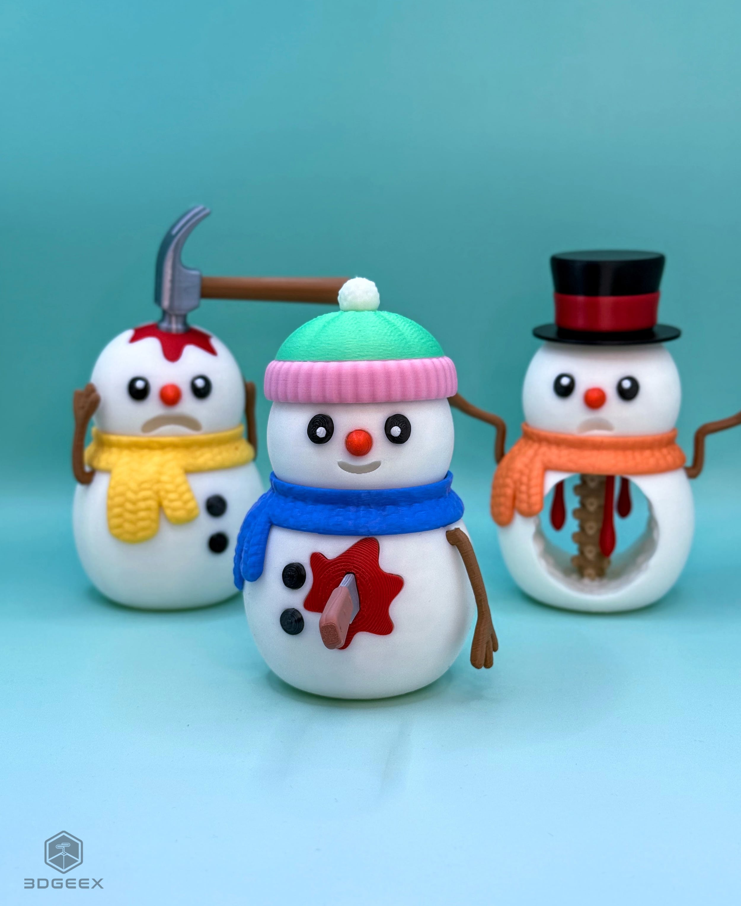 The Wounded Snowmen 3d model