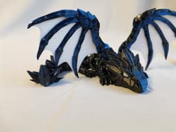 Articulated Baby Crystal Winged Dragon 3d model